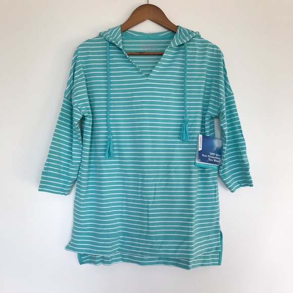 NWT Coolibar Key Colony Beach Hoodie (Size XXS) - Picture 2 of 11